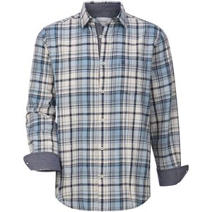 Overhemd - JALOR - Blauw - Geruit