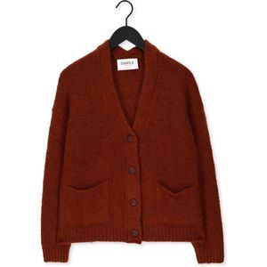 Simple Lesley Truien & vesten Dames - Sweater - Hoodie - Vest- Bruin - Maat L
