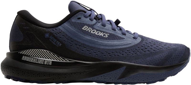 BROOKS Adrenaline GTS 24 GTX, herensneakers, 40 EU, Black Nightshadow Coconut, 40 EU