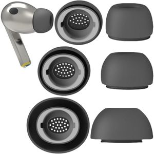 Allecto Plus - Oordopjes voor Samsung Galaxy Buds3 Pro - Vervangende Siliconen - Inclusief 3 Paar Maten - Compatibel met Galaxy Buds3 Pro - Geschikt voor Hoes