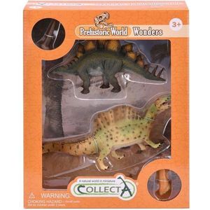 Collecta Prehistorie: Stegosaurus & Spinosaurus Speelfiguren