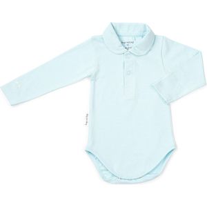 Frogs and Dogs - Polo Romper Basic - Blauw - Maat 56 - Jongens