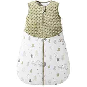 Unisex Slaapzak voor Baby's 1.5 Tog - Zachte Katoenen Draagbare Dekbed Swaddle voor Pasgeborenen met Dubbele Rits