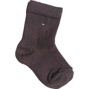 baby sokken donker bruin 3-6 mnd