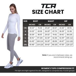 TCA - Sportshirt - Lichtroze - Lange Mouw - Thermisch Sport Shirt Dames