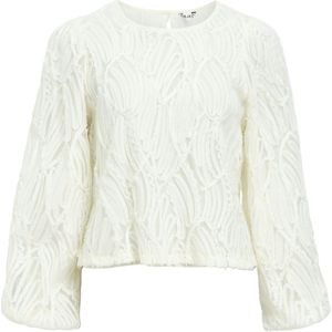 OBJECT - Blouse - Crème - Blouseshirt - Lange Mouw