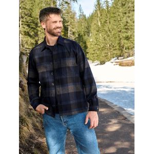 Casa Moda Casual Outdoor Geblokt Overhemdjack 544367400-145 - XXL