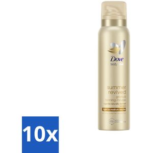 Dove Body Love Zelfbruinende Mousse - Summer Revived - Light-Medium - 150 ml - Bulkverpakking - 10 stuks