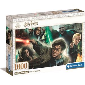 Clementoni Harry Potter Legpuzzel - Puzzel 1000 stukjes - 70x50 cm - Voor Volwassenen en Kinderen vanaf 14 jaar