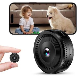 Camerabewaking - Mini Camera - Zwart - 1080P HD - Bewegingsdetectie - 2.4GHz WiFi