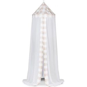 Jollein Check Klamboe Voile - Zand