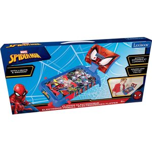Lexibook - Marvel Spider-Man tafel elektronische flipperkast. actie- en reflexspel voor kinderen en gezinnen. LCD-scherm. licht- en geluidseffecten. blauw / rood. JG610SP
