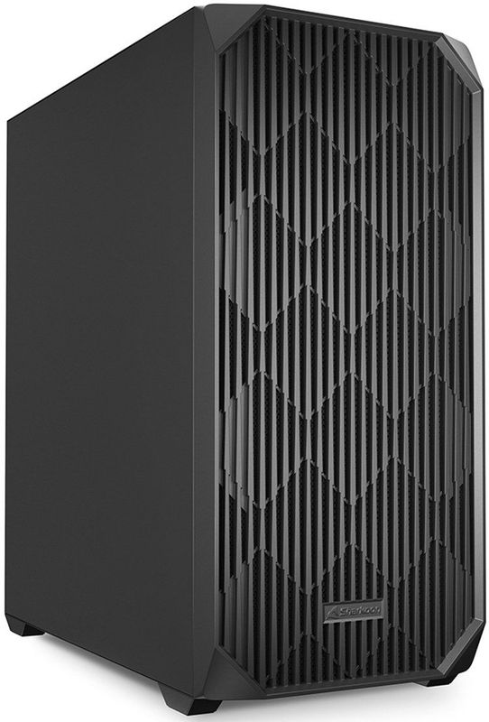 Sharkoon - AK3 - PC-behuizing - Zwart - ATX - mATX - Mini-ITX
