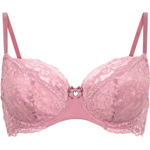 Hunkemöller Niet-voorgevormde beugel bh Marine Roze J70
