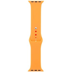 smartwatch bandje Silicoon voor watch bandje – Oranje – Geschikt Voor 42 / 44 / 49mm – Smartwatch Siliconen Bandje
