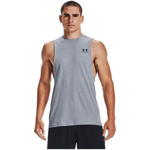 Under Armour Left Chest Cut Off Mouwloos T-shirt