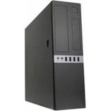 CoolBox COO-PCT450S-BZ computerbehuizing Laag Profiel (Slimline) Zwart 300 W