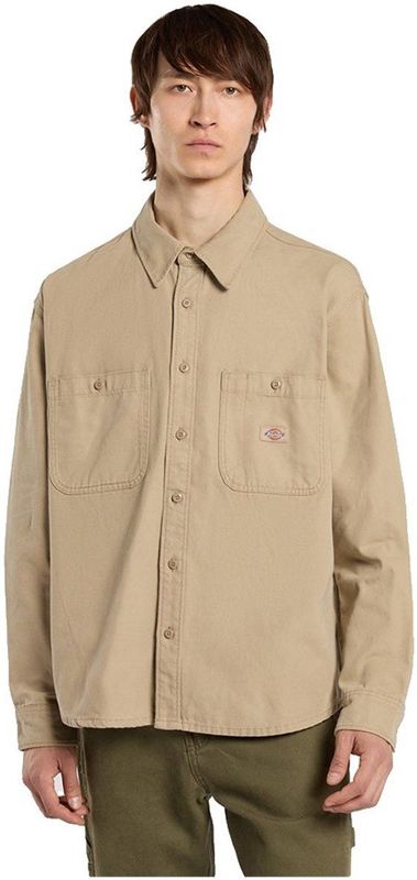 Dickies - Canvas Overhemd - Beige - Lange Mouwen
