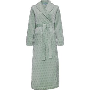 Lange duurzame fleece badjas - Groen - Maat - L