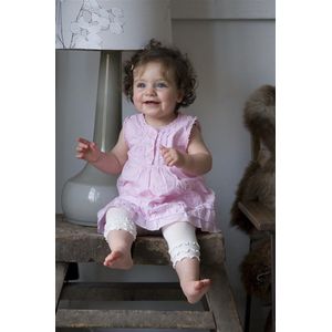 Bonnie Doon frou frou capri legging maat 68-74 licht grijs