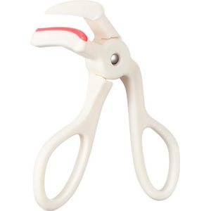 1 Professionele Wimperkruller - met 1 Siliconen Vervangpad - Draagbare Wimperkruller - Langdurige Gedeeltelijke Wimperkruller - Natuurlijke Krul Make-up Krultang - Wimperkruller Applicator - Geschikt voor Beginners en Professionals - Wit