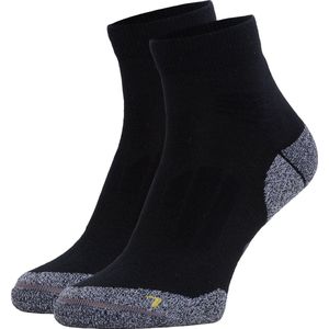 NOMAD - Coolmax Wandelsok - Zwart - 2-Pack - Medium Demping - Anatomische Pasvorm