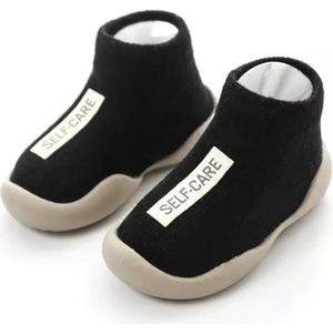 Anti-slip schoenen voor kinderen - Sloffen van Baby-Slofje - Herfst - Winter - Zwart maat 26/27