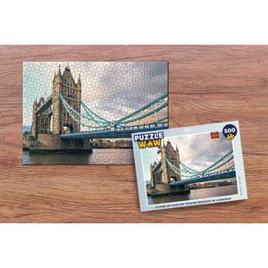 Puzzel Close up van de Tower Bridge in Londen - Legpuzzel - Puzzel 500 stukjes