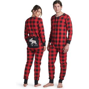 Union Suit Pyjama Set voor Gezinnen - Buffalo Ruit