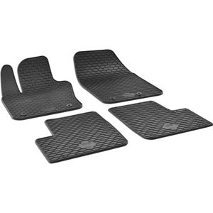 Walser DirtGuard rubberen voetmatten geschikt voor Fiat 500X 09/2014-Vandaag