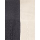 Vertbaudet - Set van 2 Panty's - Meisje - Kabelmotief