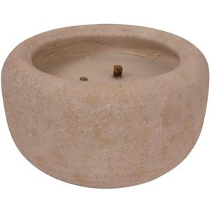 PTMD Gabor Brown Cement Outdoor Candle L