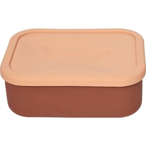 OYOY Yummy Brooddoos/Lunch box met indeling L - Powder/Sienna