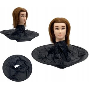 Kap van de Kapper - Waterdichte Cape voor Knippen - Zwart