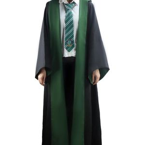 Harry Potter - Slytherin Wizard Robe / Zwaderich tovenaar kostuum (XL)