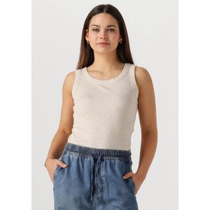 INWEAR Dagnaiw Melange Tank Tops & T-shirts Dames - Shirt - Beige - Maat XL