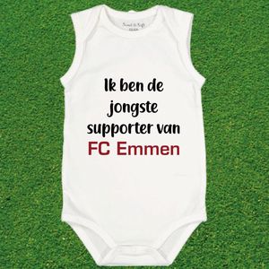 Rompertje jongste supporter van FC Emmen