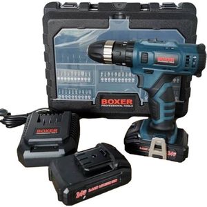 Boxer SR-Serie 24V Lithium Ion Accu Schroef-/Boormachine set - 2 accu's - 72 delig