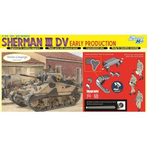 1:35 Dragon 6573 Sherman III DV Tank - Early Production Plastic Modelbouwpakket