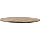 Tuintafel blad rond - Ø125x3 - Naturel - Oud teakhout