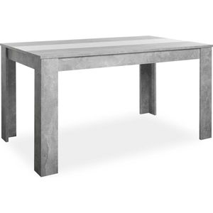 Eettafel Niklas 138x80cm - betonlook