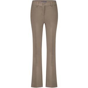 Red Button - Punta - Damesbroek - Beige - Flared Fit - Inseam 82 cm