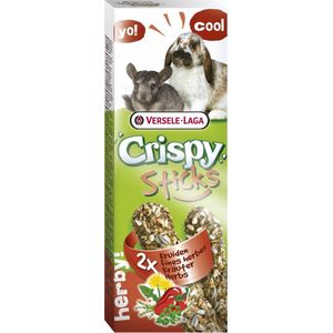 Versele-Laga Crispy Sticks Konijn Kruiden 2x55 g - konijnen snacks