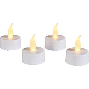 LED Theelicht Op Batterij - 4 stuks