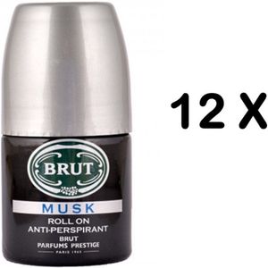 Brut Deo Roll-on – Musk 50 ml (12 stuks)