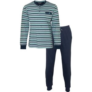 Paul Hopkins - Heren Pyjama - 100% Katoen - Blauw - Maat XL