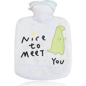 Warmwaterkruik - Waterbuis met zachte hoes, waterbuis met warme zachte hoes, waterbuis voor pijnverlichting, geteste waterdichtheid, langdurig warme waterbuis, voor kinderen en volwassenen