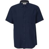 Shirt - Katoen-Viscosemix - Korte Mouwen - Zacht - Button-Downkraag