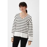 comma - Strickpullover - Gestreept - Lange Mouwen