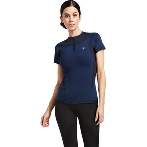 Ariat Ascent Crew Baselayer korte mouw - maat S - Navy